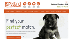 Desktop Screenshot of petlanddayton.com